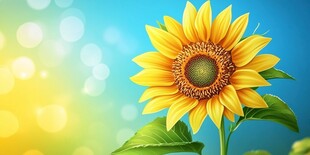 向阳而生的灿烂向日葵