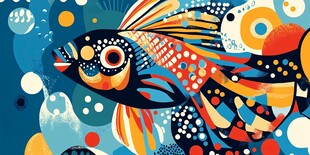 奇幻多彩鱼的海洋之梦