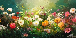 梦幻花海 绚烂绽放