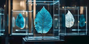 精致叶脉标本陈列展示