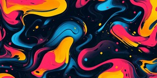 绚丽流体抽象图案背景