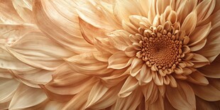 金黄大丽花特写