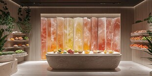 现代风格果蔬陈列空间