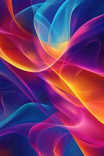 绚丽动感色彩抽象线条图案