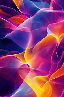 梦幻炫彩流动光影背景图