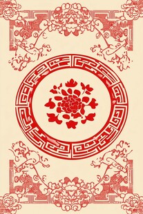 中式传统花纹古典装饰图案