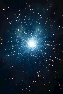 璀璨星空闪耀的梦幻图景