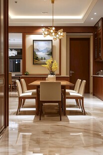 中式雅致餐厅空间展示