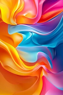 绚丽多彩流体艺术图案