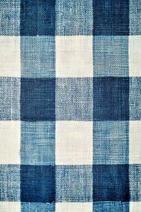 蓝白格纹布料纹理图案