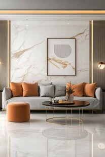 现代简约风客厅优雅一角