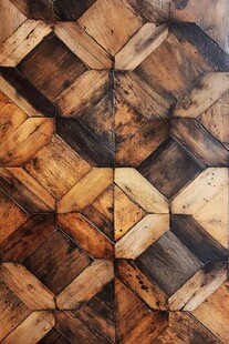 复古拼花木质地板纹理