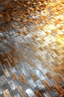 金属编织纹理的华丽表面