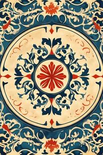 复古风中式花纹图案设计