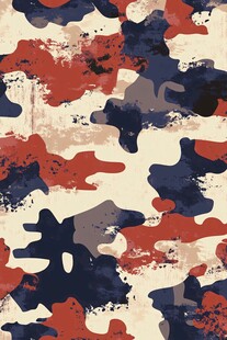 复古风迷彩图案设计