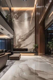 豪华大理石客厅室内设计