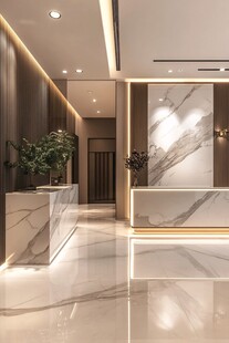 现代简约风格豪华大堂空间
