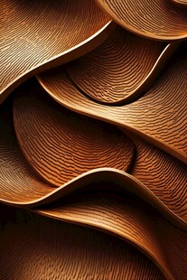 金属质感波浪纹理艺术图案