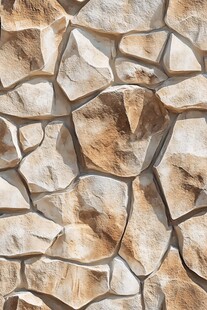 石砌墙面纹理特写