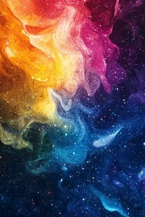 梦幻星云色彩斑斓宇宙景