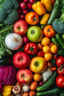 多彩新鲜果蔬大集合