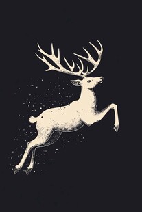 跃动的白鹿