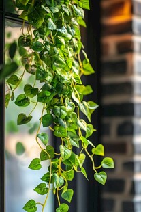 垂挂绿萝 清新绿意小景致