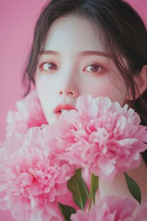 粉花佳人 浪漫氛围感写真