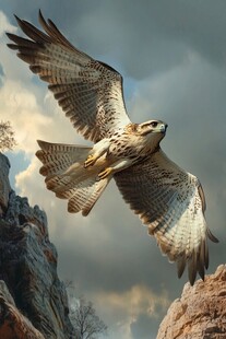 翱翔天际的雄鹰