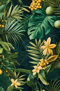 热带植物花卉精美图案