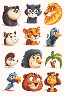 可爱动物头像集合