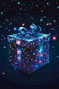 梦幻星空礼物盒