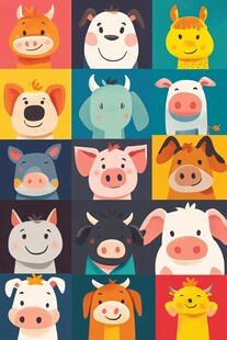 可爱动物头像集合