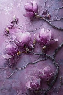 紫玉兰 优雅绽放的自然之美