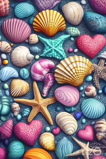 缤纷多彩的海洋贝壳世界