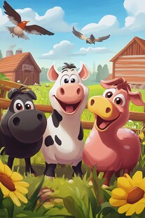 欢乐农场的可爱动物们