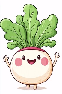 可爱萝卜卡通形象