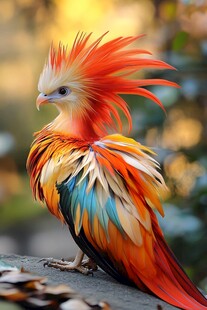 五彩神鸟惊艳亮相