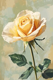 优雅黄玫瑰 绽放迷人风姿