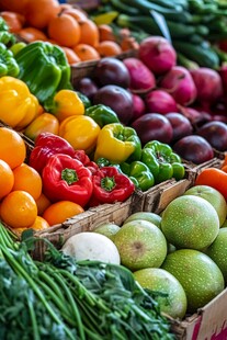 多彩新鲜果蔬大集合