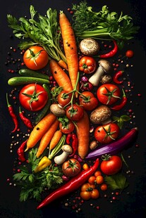多彩新鲜蔬菜大集合