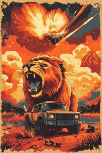 狮吼旷野与天际奇观