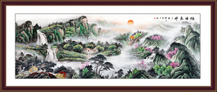 聚宝盆风水画 