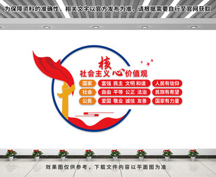 社会主义核心价值观文化墙
