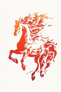 火焰骏马图腾