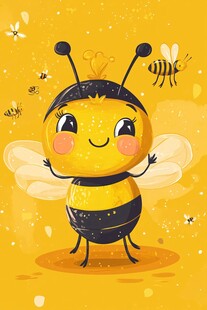可爱小蜜蜂的欢乐时刻