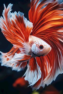 绚丽斗鱼 水中舞动的精灵