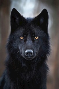 黑狼凝视 尽显野性魅力