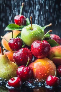 鲜果沐雨 色彩缤纷的诱惑
