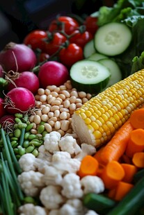 多样新鲜蔬菜大集合